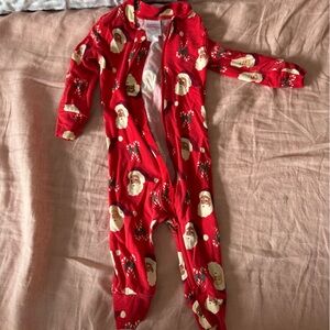 Hanna Andersson Red Santa Kids Pajamas